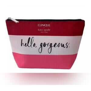 Clinique x Kate Spade “Hello Gorgeous” Cosmetic Bag